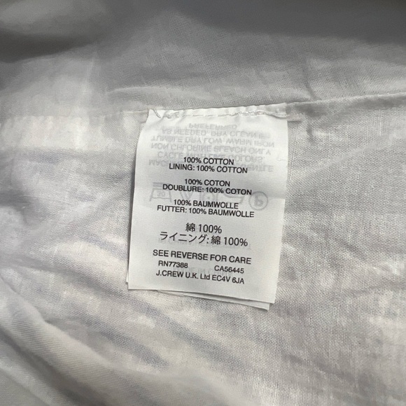 J Crew Blue & White Striped Lagoon Tiered Ruffle Mini Skirt - Picture 4 of 6